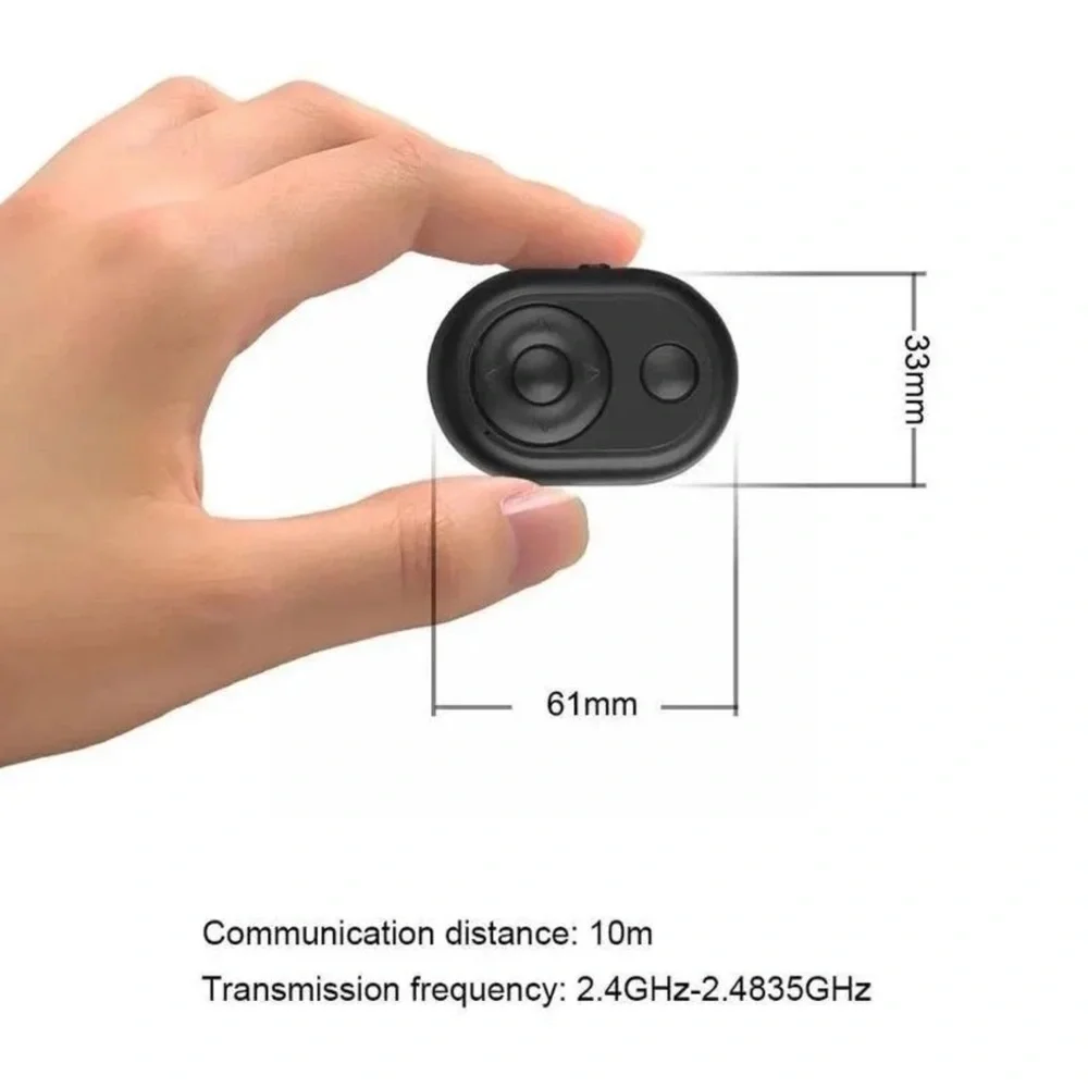 Bluetooth Remote Control Button Wireless Controller Camera Stick Self Timer